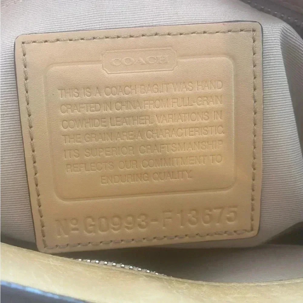 Vtg Coach Classic Madeline Tote Satchel Handbag Butterscotch Turn Lock‎ EUC